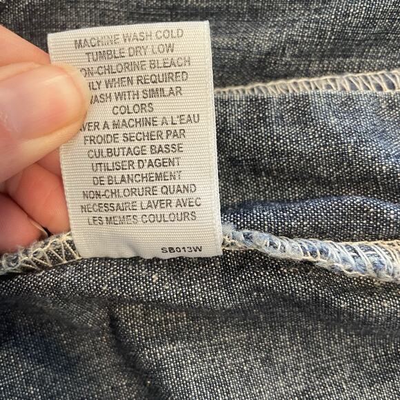 Vintage Polo Jeans Co Ralph Lauren DRAW STRING CARPENTER Mens JEANS BLUE 38x32 - Picture 9 of 10